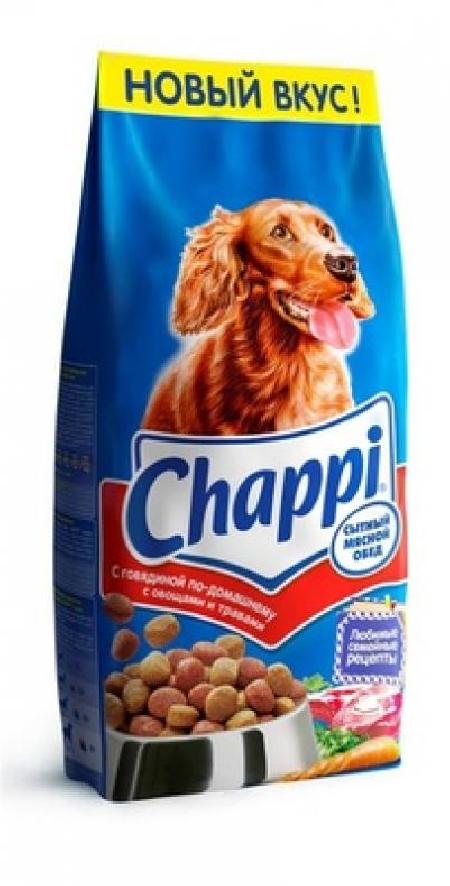 Chappi Сухой корм для собак сытн.обед с говяд. по-домашнему, 0,1 кг