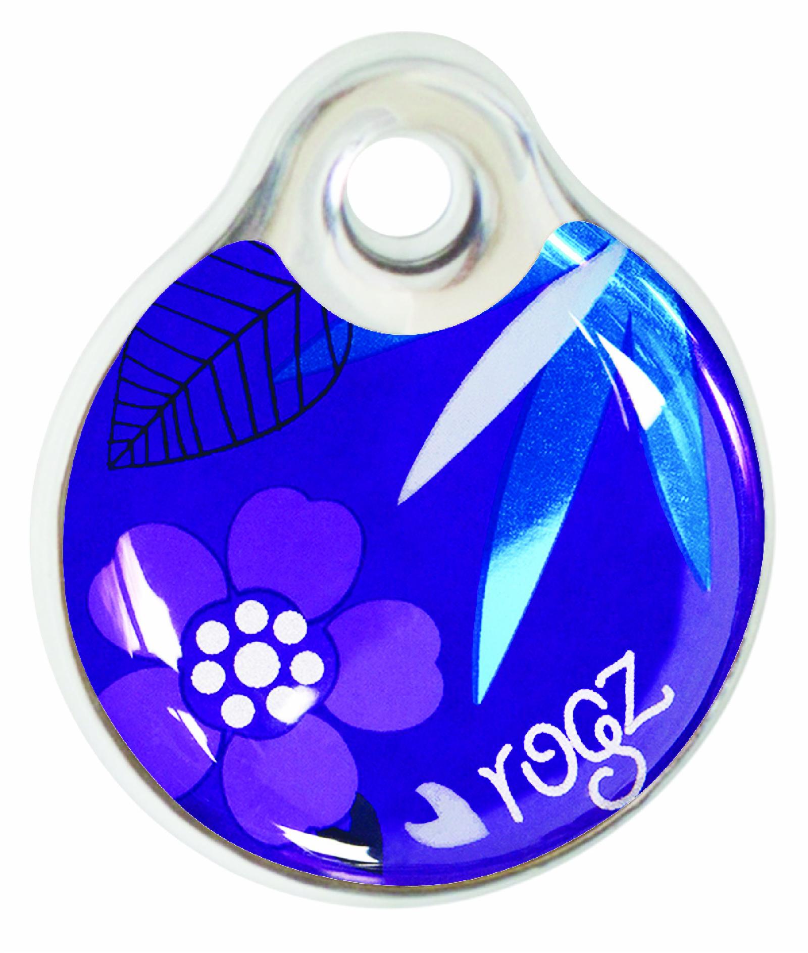 Rogz Адресник пластиковый большой Фиолетовый лес (INSTANT ID TAG LARGE) IDR34CH 0,015 кг 48571