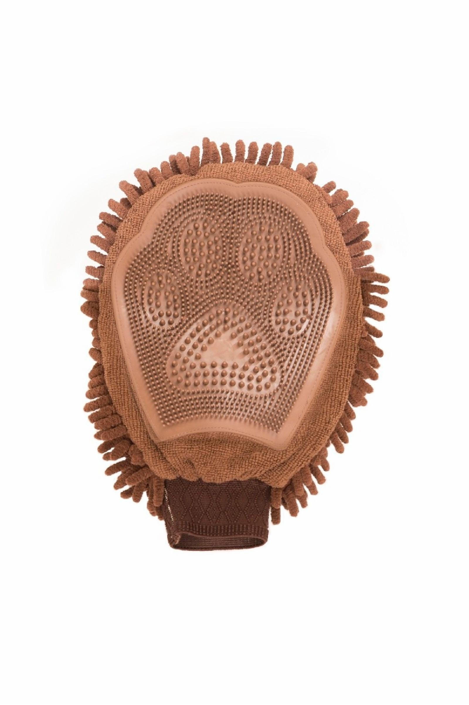 Dog Gone Smart  Перчатка для груминга Grooming Mitt 25*18 см коричневая  0,180 кг 57800