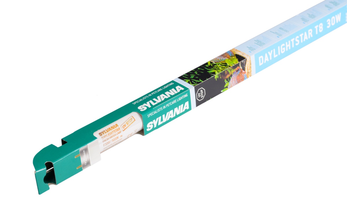 Лампа Sylvania Daylightstar 30 Вт  89,5 см Т8, подчеркивает естественные цвета пресноводных рыб и растений 