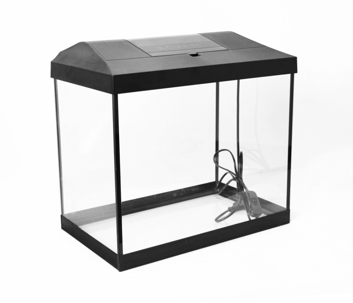 Аквариум Aquael П-35 (41х25х35 см) стекло 5 мм, со светильником LEDDY TUBE Sunny 6 Вт.