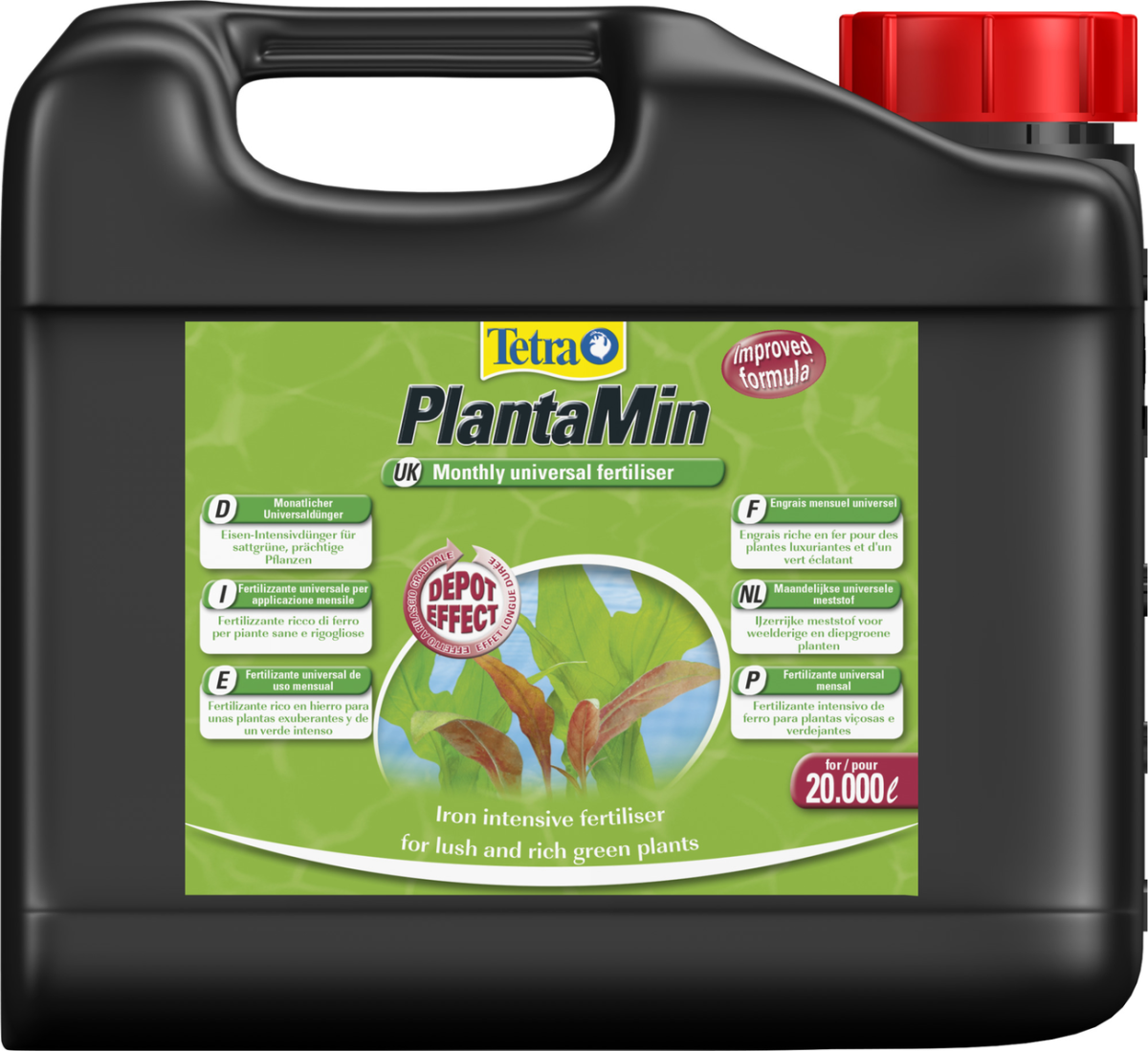 Удобрение жидкое Tetra PlantaMin 5л, с железом и микроэлементами