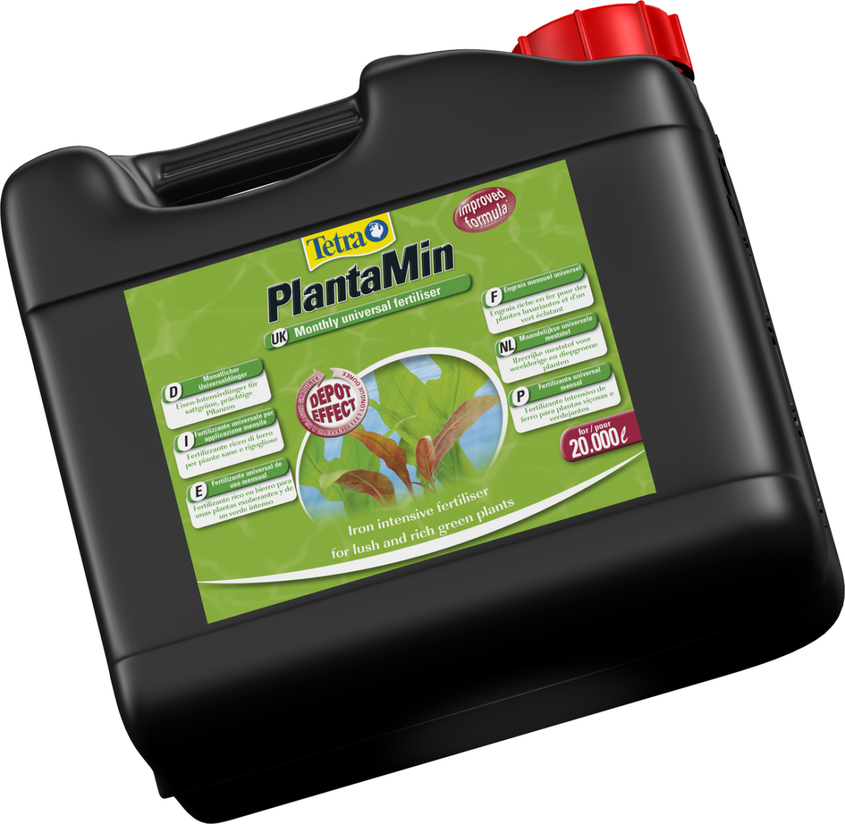 Удобрение жидкое Tetra PlantaMin 5л, с железом и микроэлементами