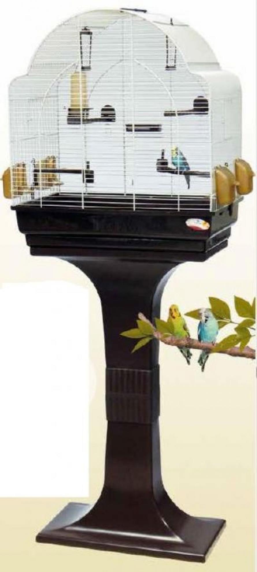     Клетка    д/птиц KIT SPYROS 52 на подст., 52х32х142 см, беж./коричн., 2020805280944