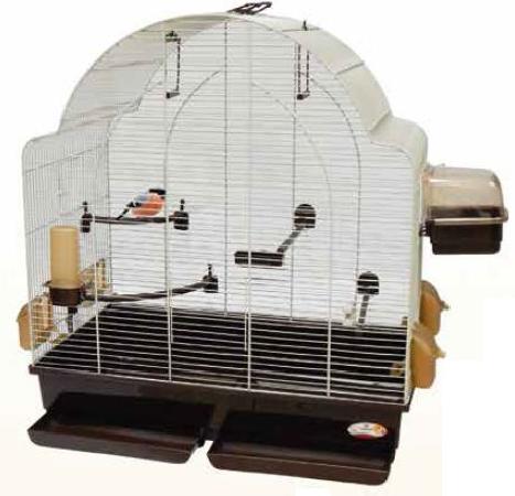      Клетка д/птиц  SPYROS 62, 62х37х69 см, беж./кор., 2020806200944