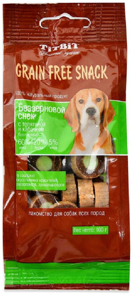 TiTBiT  Печенье Grain Free беззерновое с телятиной (6528), 0,100 кг, 40518
