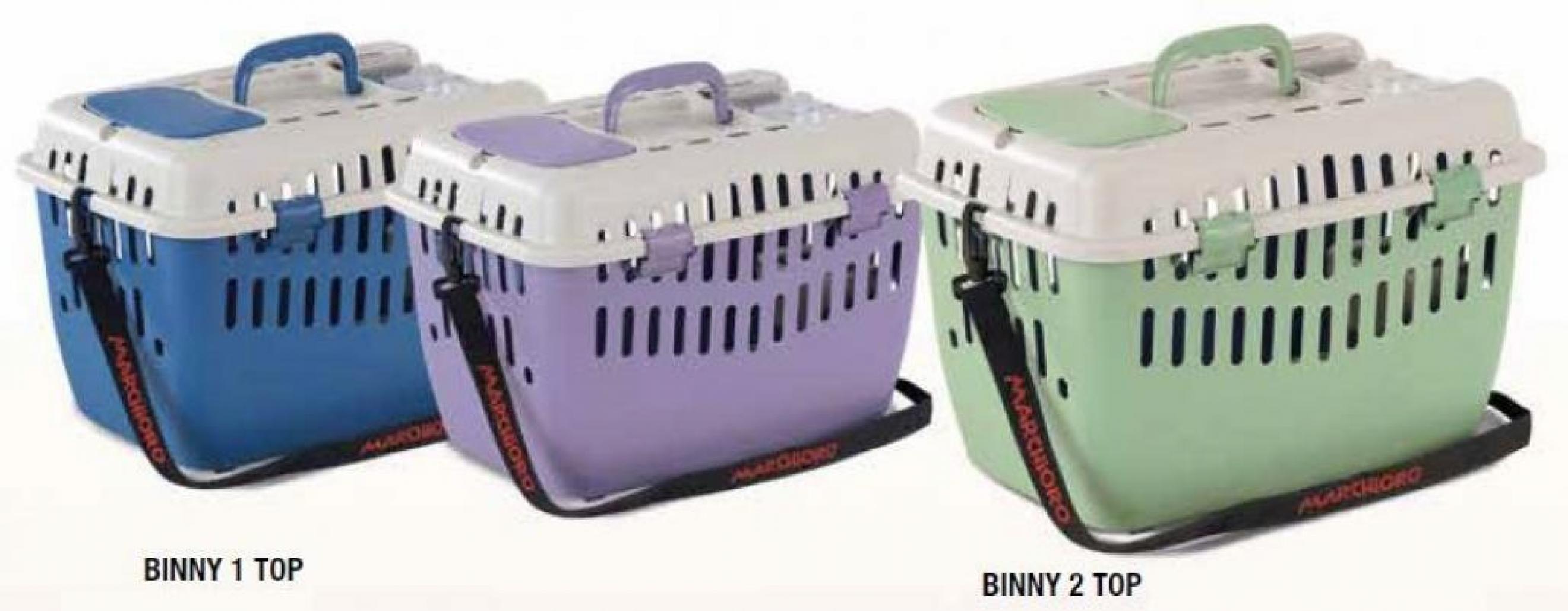   Переноска BINNY  1 TOP, 44х29х29 см, синяя, 1060111600507