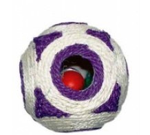 Игрушка для кошек Мяч с мятой, диам. 11.5 см, сизаль     ТМ-2057 (К-Й), Ч-363035