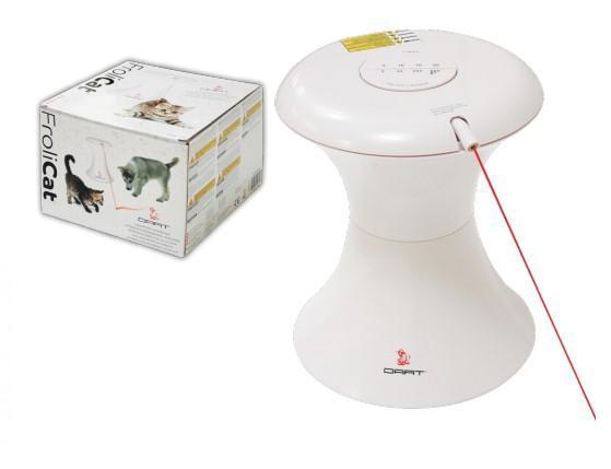 Интерактивная игрушка для кошек Бегающий луч, диам. 18 х 21 см, C6066427
