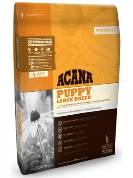 Acana Heritage корм для щенков крупных пород, беззерновой, цыпленок 17 кг