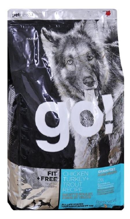GO! корм для энергичных собак всех возрастов и пород, беззерновой, 4 вида мяса 2,72 кг