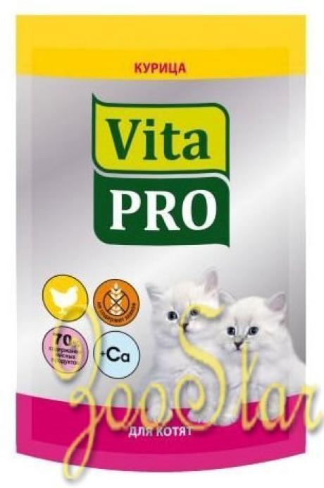 VitaPRO влажный корм для котят всех пород, курица 100 гр