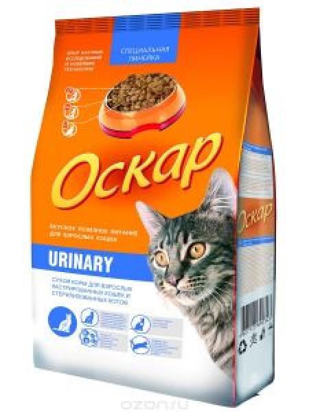 [112.145] Оскар URINARI сухой для кастрированных и стерилизованных кошек МКБ 400 г 