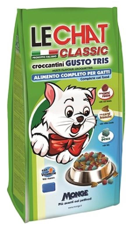 Lechat Cat Gusto Tris корм для кошек трио вкусов (говядина, курица, рыба) 400г, 70000840, 100100814