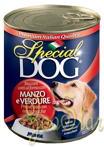 Special Dog консервы для собак кусочки говядины с овощами 820г, 70008532