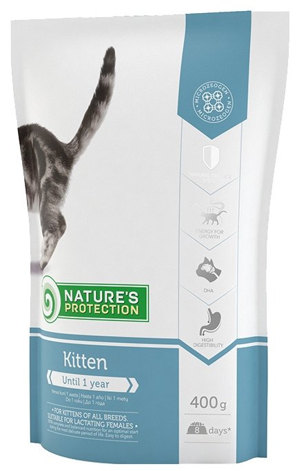 Nature’s Protection влажный корм для котят и кормящих кошек всех пород, индейка и кролик 100 гр
