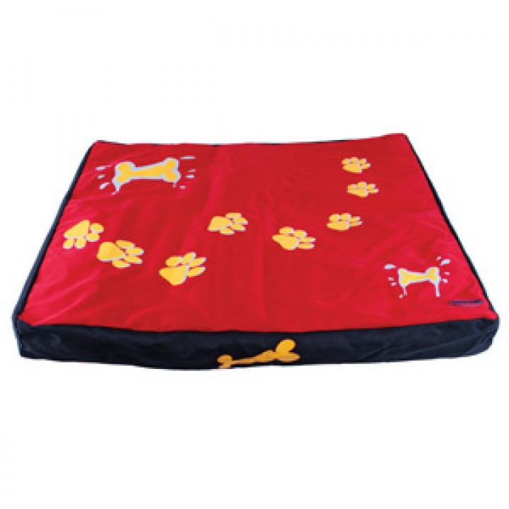 Dezzie ВИА Лежак-коврик красный с лапами, 80*70*8 см (5615955), 0,300 кг, 17411