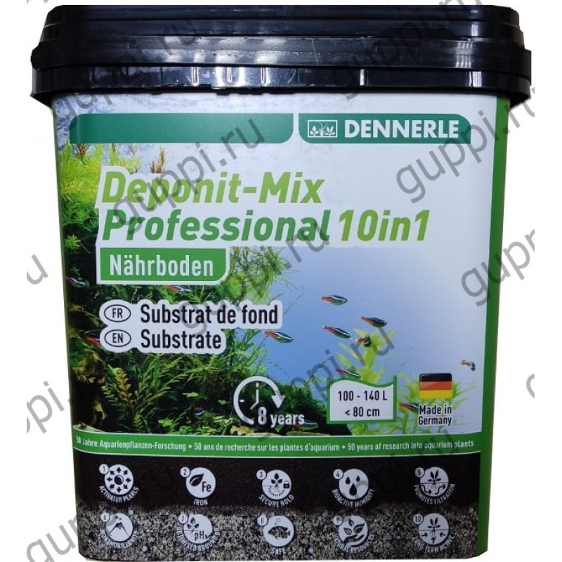 Dennerle Deponit Mix Professional 10in1 Субстрат питательный 9,6кг, УТ000032348