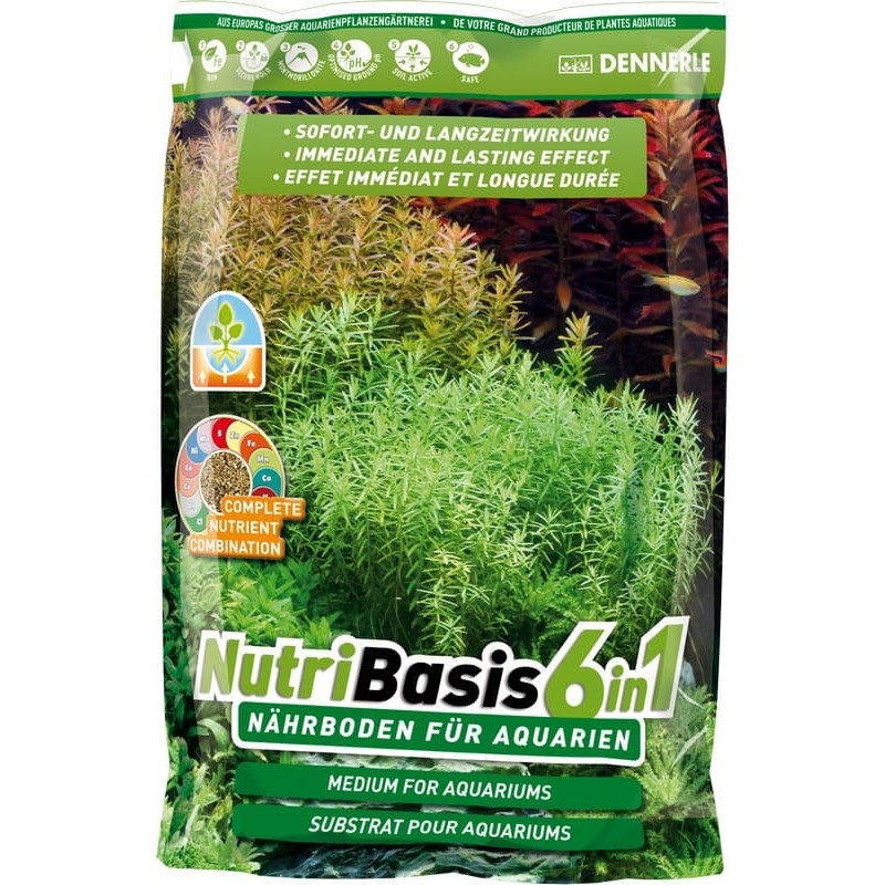 [281.4586]  Dennerle NutriBasis 6in1 - Грунт. подкормка для акв. растений, 2,4 кг для акв. 50-70 л
