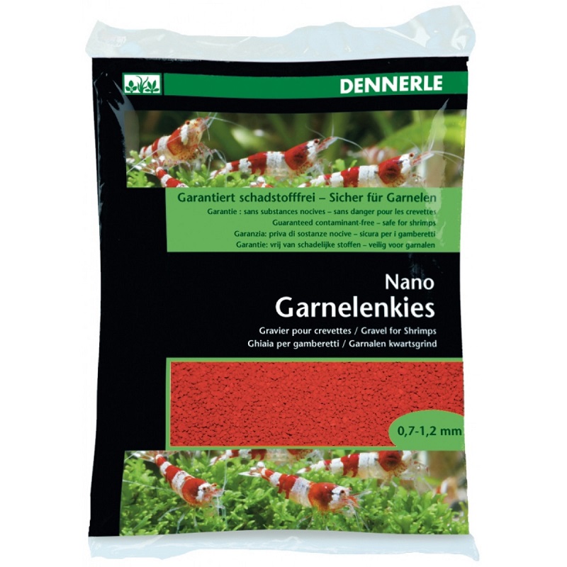 [281.5876]  Dennerle Nano Garnelenkies - Грунт для мини-акв. , цвет Indian red, 0,7-1,2 мм., 2 кг.