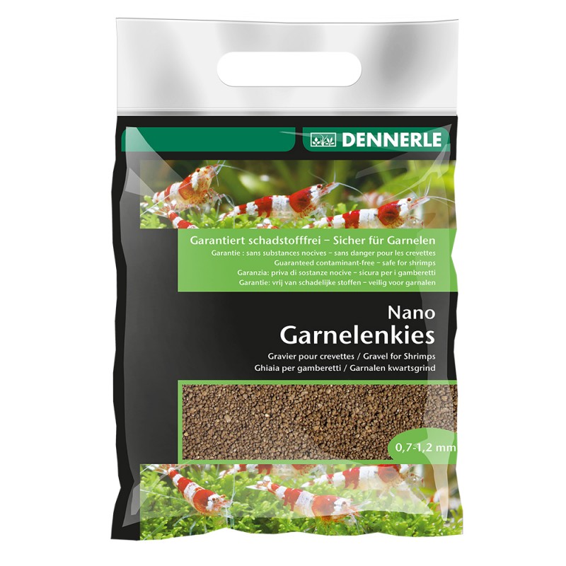 [281.5914]  Dennerle Nano Garnelenkies - Грунт для мини-акв. , цвет Borneo brown, 0,7-1,2 мм., 2 кг.