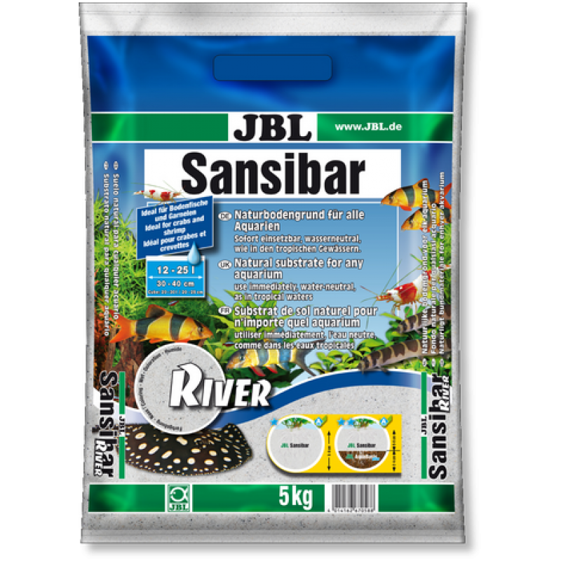 [282.6705800]  JBL Sansibar RIVER - Декоративный грунт дпресн и морских аквариумов светлый 5 кг