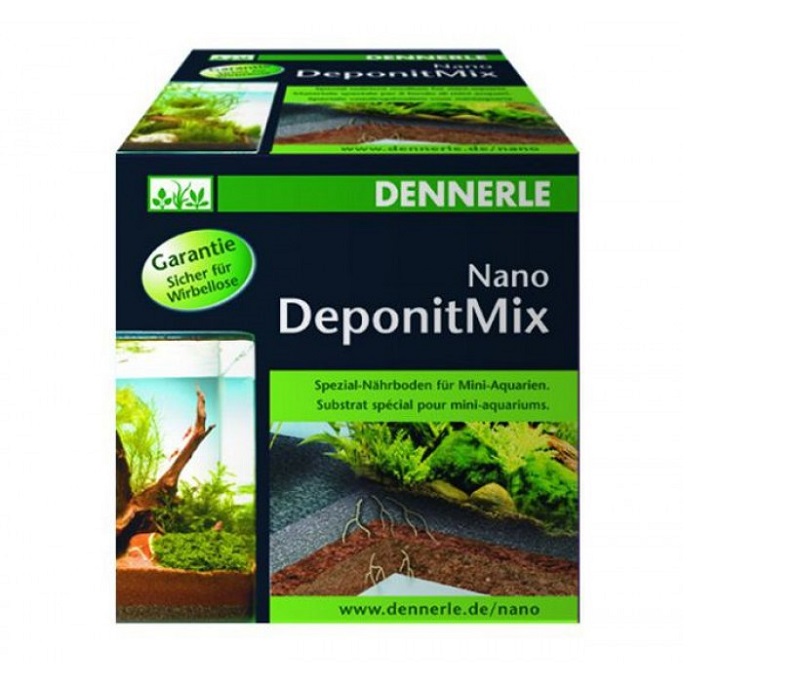[281.5912] Dennerle Nano DeponitMix - Питательный грунт для аквариумных растений, 1 кг на 10-20 л