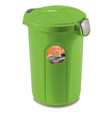 Stefanplast Контейнер Jerry 23 литра для 8кг корма, 37x32x46 см, ярко зеленый (70303) | Container Jerry apple green, 0,85 кг 