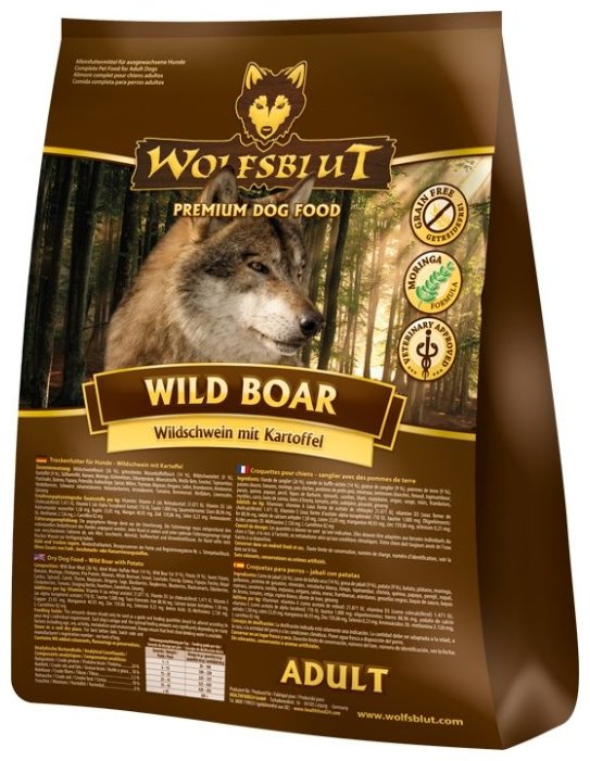 Wolfsblut Корм Wild Boar Adult (Дикий Кабан для взрослых собак) 15 кг, WBWB15