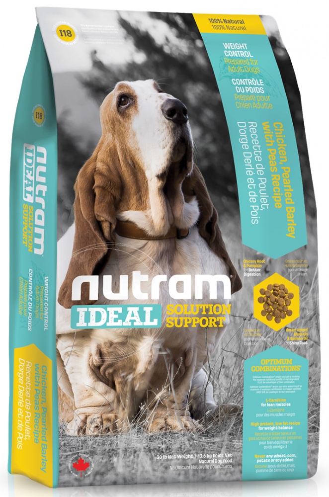         [83105]    I18 Nutram Ideal  Weight Control Dog - сухой корм для собак контроль веса 42.72 КГ, 83105, 2001001032
