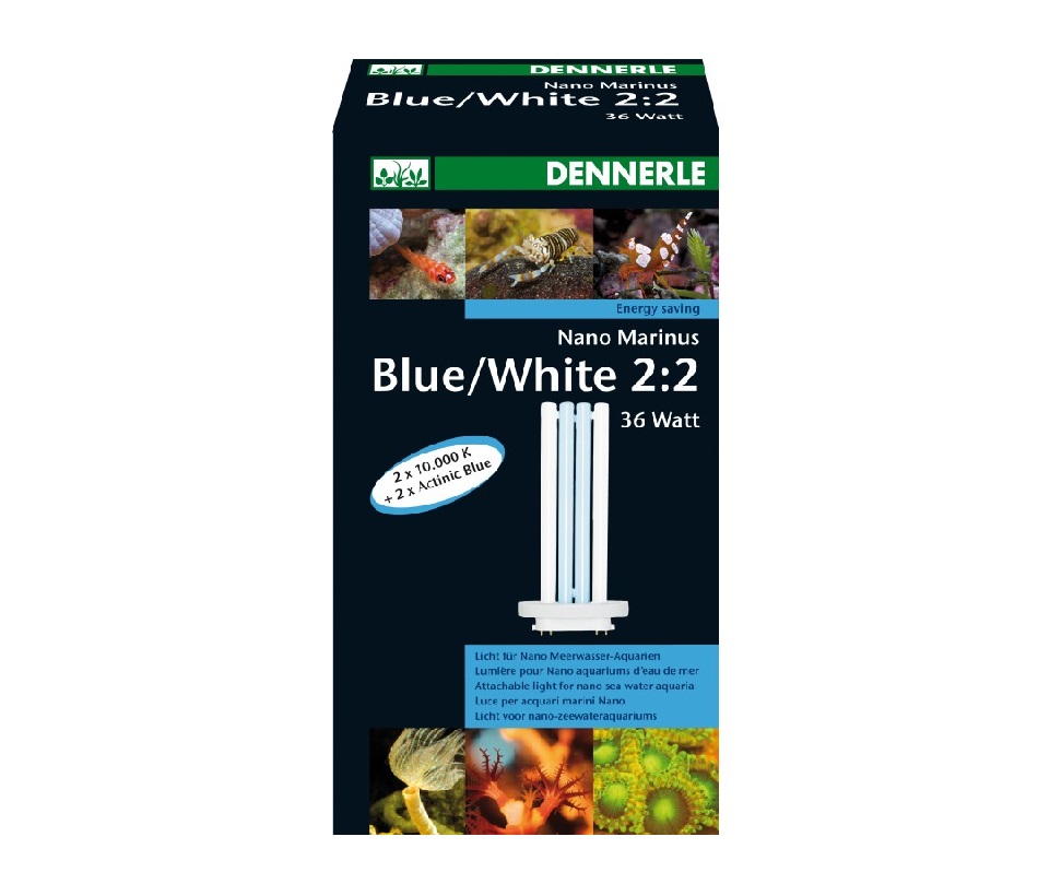 [281.5642] Dennerle Nano Marinus Blue/White 2:2 36W - Сменная лампа для светильника ReefLight, 36 Вт