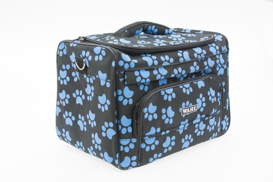 Moser Wahl Paw print bag сумка с лапами 39x25x27,5 см (с голубыми лапками)