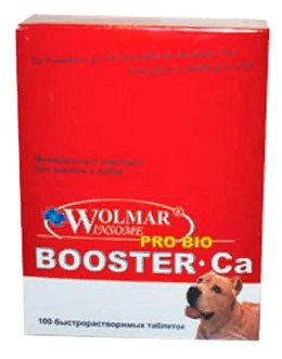 Wolmar Winsome Pro Bio Booster Ca минеральный комплекс для собак средних и крупных пород 1080 таблеток