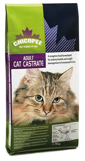 Chicopee корм для взрослых стерилизованных кошек всех пород, с курицей 2 кг