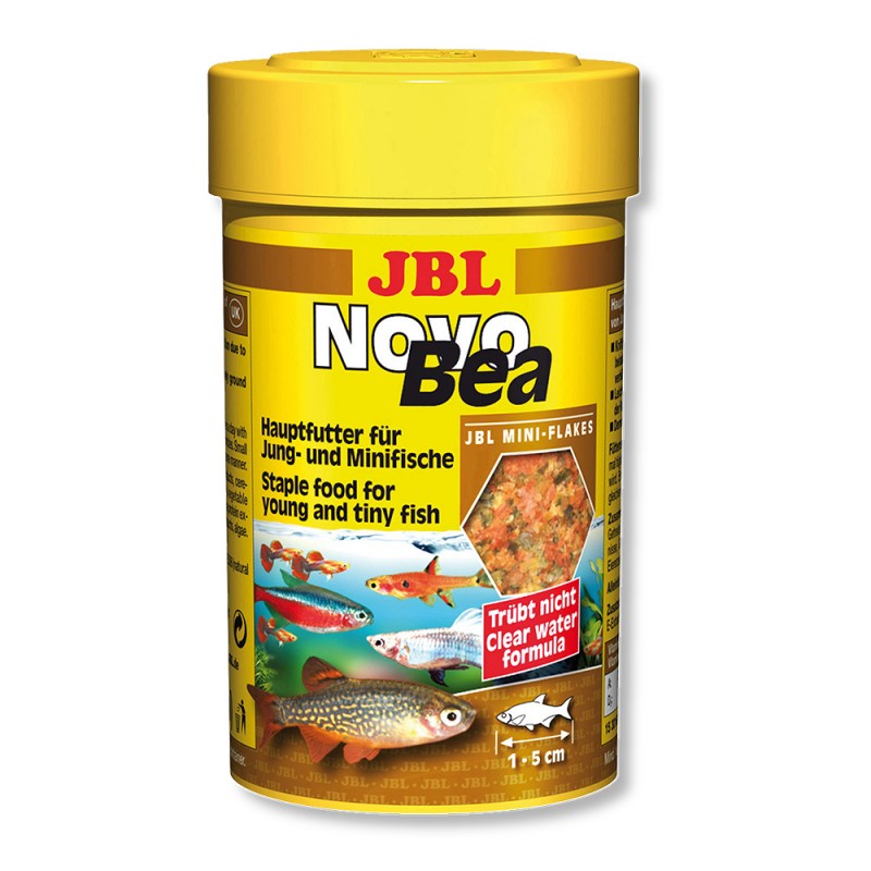    JBL NovoBea - Осн. корм для небольших акв. рыб и мальков, хлопья, 100 мл (28 г)