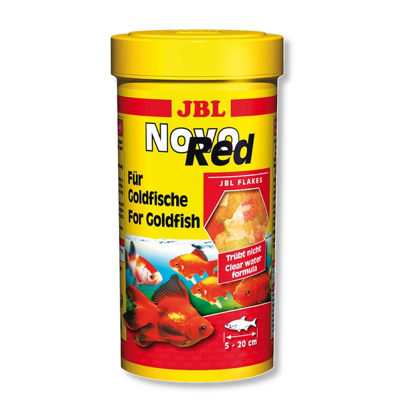    JBL NovoRed - Основной корм д/золотых рыб в форме хлопьев, 250 мл. (40 г.) 