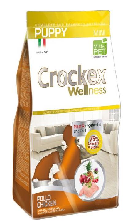 CROCKEX Wellness корм для щенков малых пород, курица с рисом 2 кг