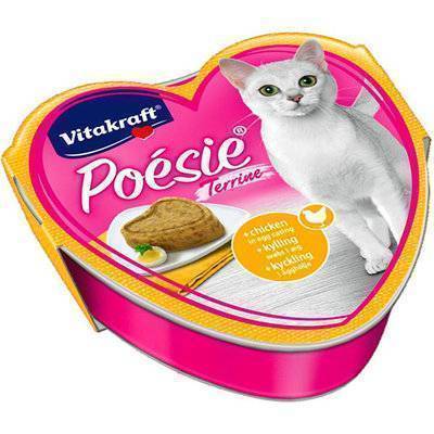 Vitakraft  POESIE консервы  85 гр для кошек курица в яйце  террин 1х15 31341, 14001001137