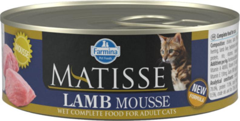 FARMINA Консервы мусс для кошек MATISSE CAT MOUSSE LINE ягнёнок 5775 | Matisse Cat Mousse Line Lamb 0,085 кг 41123