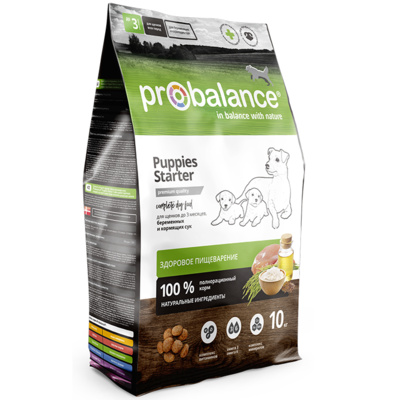 Probalance Сухой корм для  щенков от 3 недель до 3 месяцев, а также беременных и кормящих сук 40 PB 032, 2 кг 