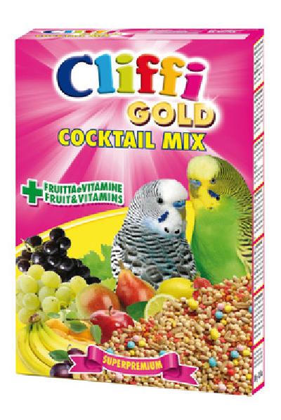 Cliffi (Италия) Коктейль для Волнистых попугаев: зерна, злаки, фрукты, овощи (Cocktail Mix Pappagallini) PCOA007, 0,300 кг, 40328