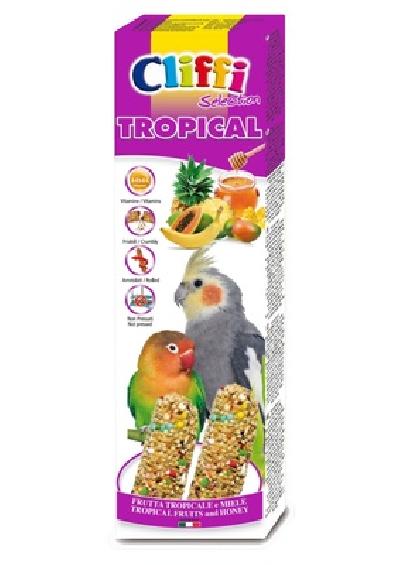Cliffi (Италия) Лакомства для Длиннохвостых попугаев: Палочки с фруктами и медом (Sticks parakeets with tropical fruit and honey) PCOA422 //, 0,150 кг, 40362