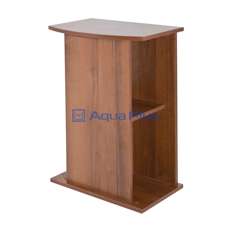 Подставка AquaPlus фигурная 60 (605*305*720) без дверки, орех, в коробке, 217175