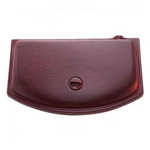 Крышка фигурная AquaPlus STD  500*300, махагон, с лампой Т8 1х14 Вт., 80742