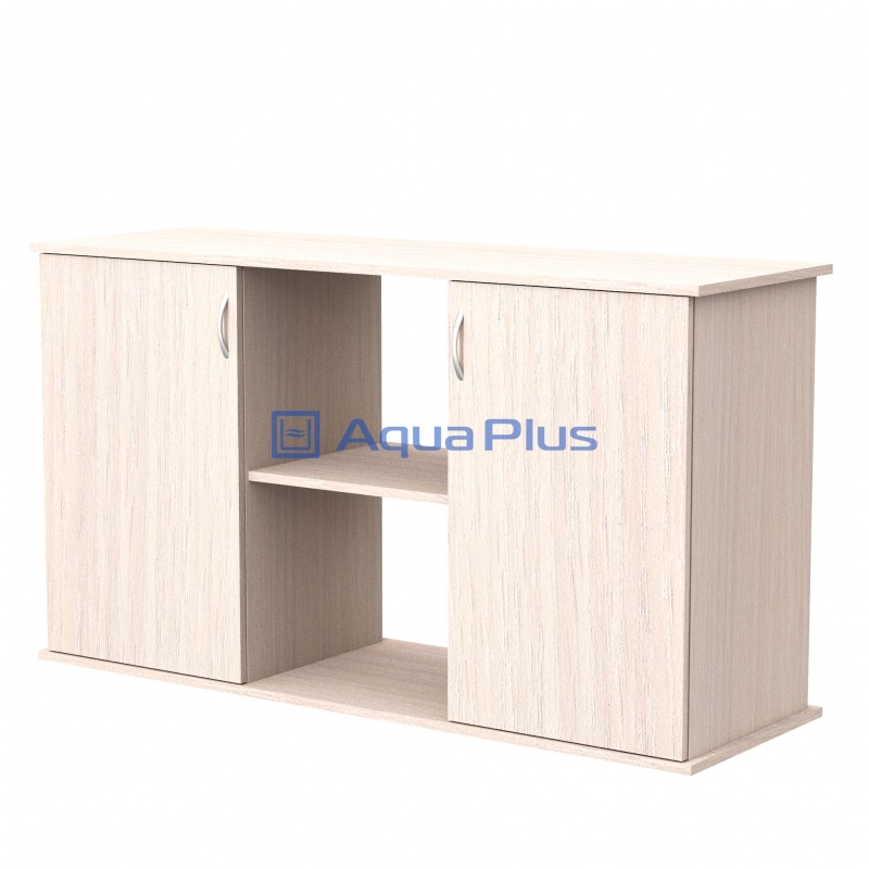 Подставка AquaPlus 100 (1010*410*720) две дверки ДСП, выбеленный дуб, в коробке 