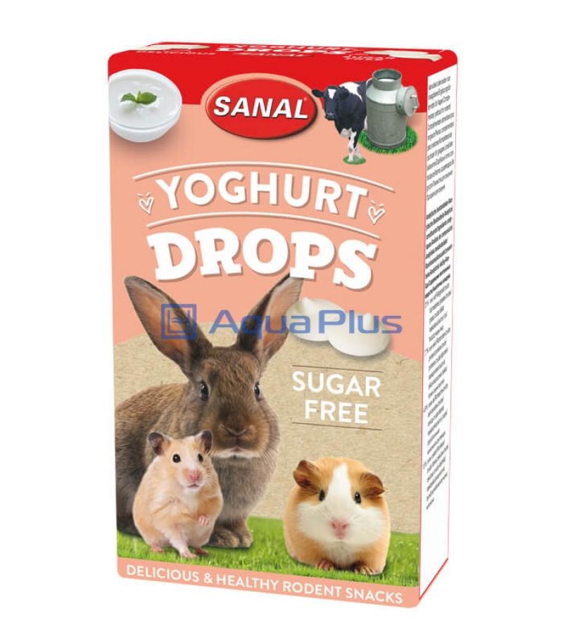 Витаминное лакомство для грызунов SANAL SK7720 YOGHURT DROPS SUGAR FREE 45г, йогуртовые дропсы, без сахара, 772006