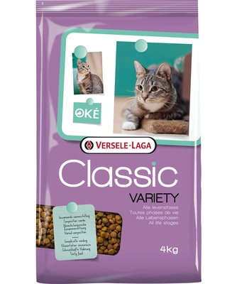 Classic (Versele-Laga) Для кошек Мясной коктейль (Variety) 441271, 4,000 кг