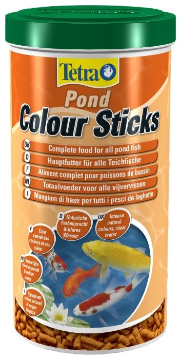 Корм для прудовых рыб Tetra Pond Colour Sticks 1 л, палочки для усиления окраса
