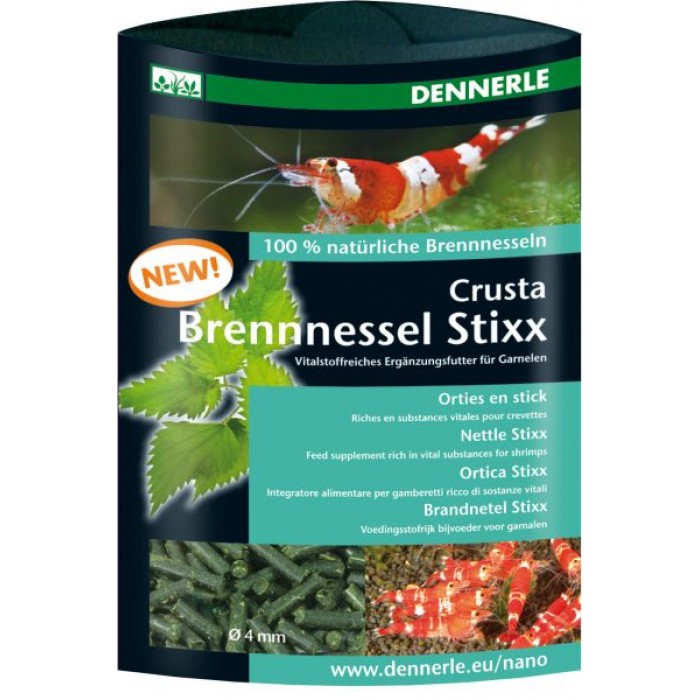 [281.5866]  Dennerle Nano Nettle Stixx - Витаминизированный дополнительный корм для креветок, 30 г, 281.5866