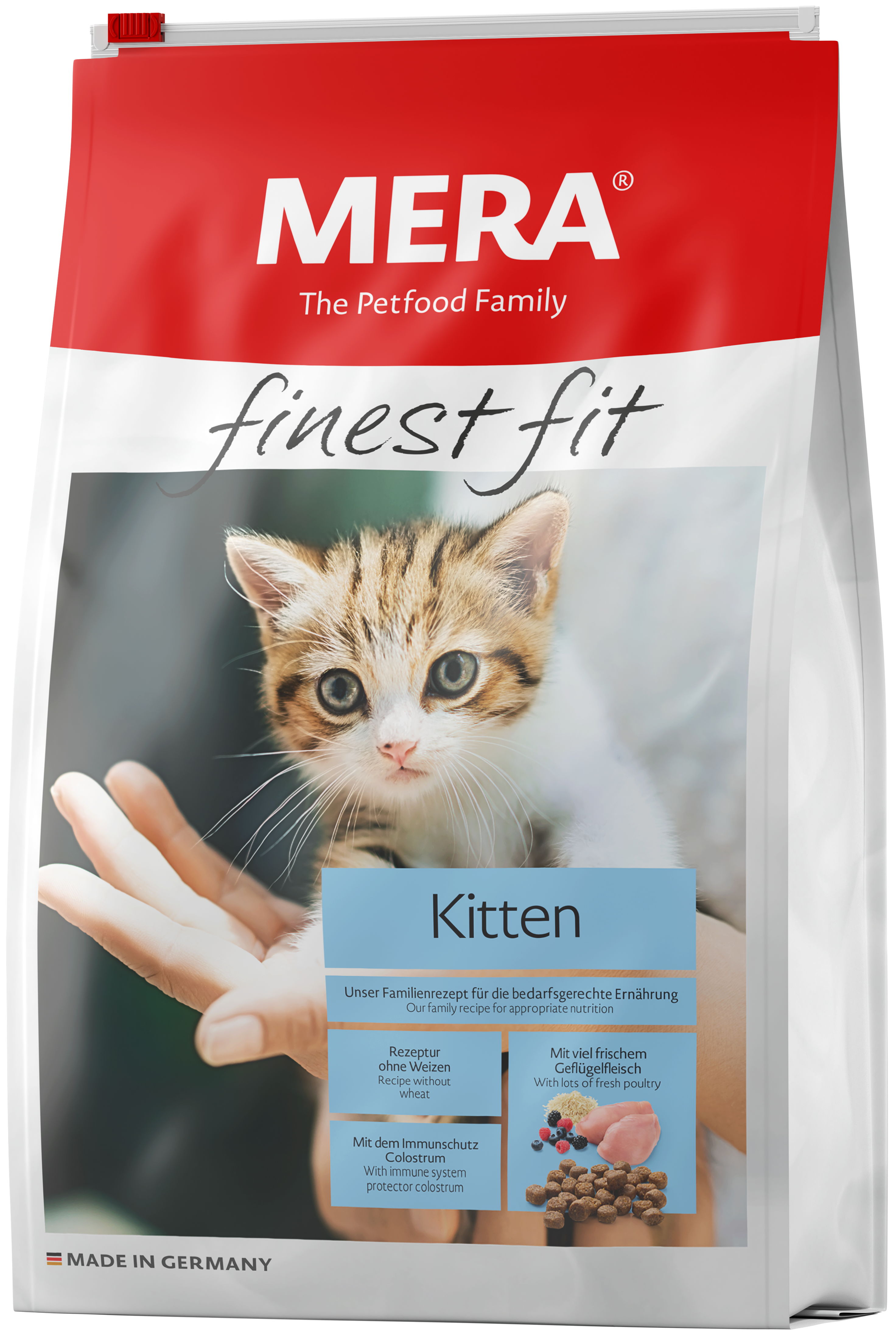 MERA Корм для котят с молозивом (Mera Finest Fit Kitten) , 10,000 кг, 38008, 38008